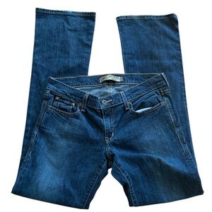 Old Navy Denim Ultra Low Waist Boot Cut Size 6 Long